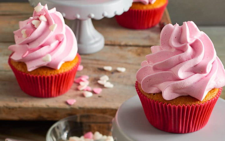 Colorant alimentar organic RUF roz vată de zahăr, cu sirop de agave pentru colorarea glazurii și pentru prăjituri decorative, fără gluten și vegan, 1 x 25g