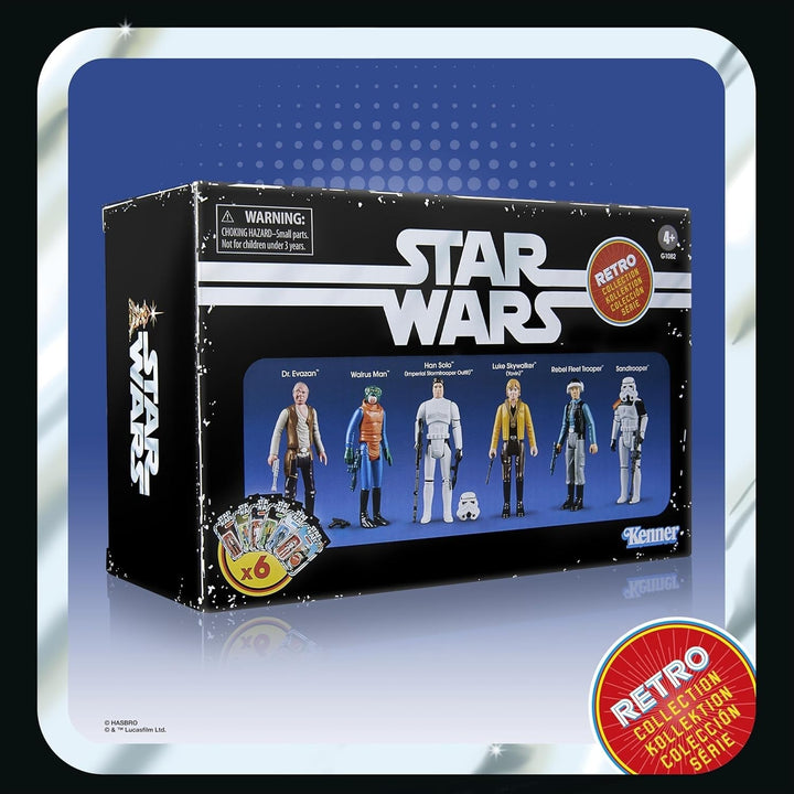 Star Wars Retro Collection Star Wars: O nouă speranță Multipack, 6 figurine de acțiune, 9,5 cm Action figures Naty Shop