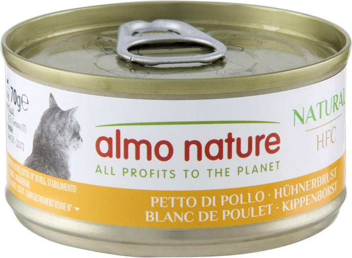 Almo Nature HFC Natural Cat Food Wet - Ton cu scoici 24Pack (24 X 70G)