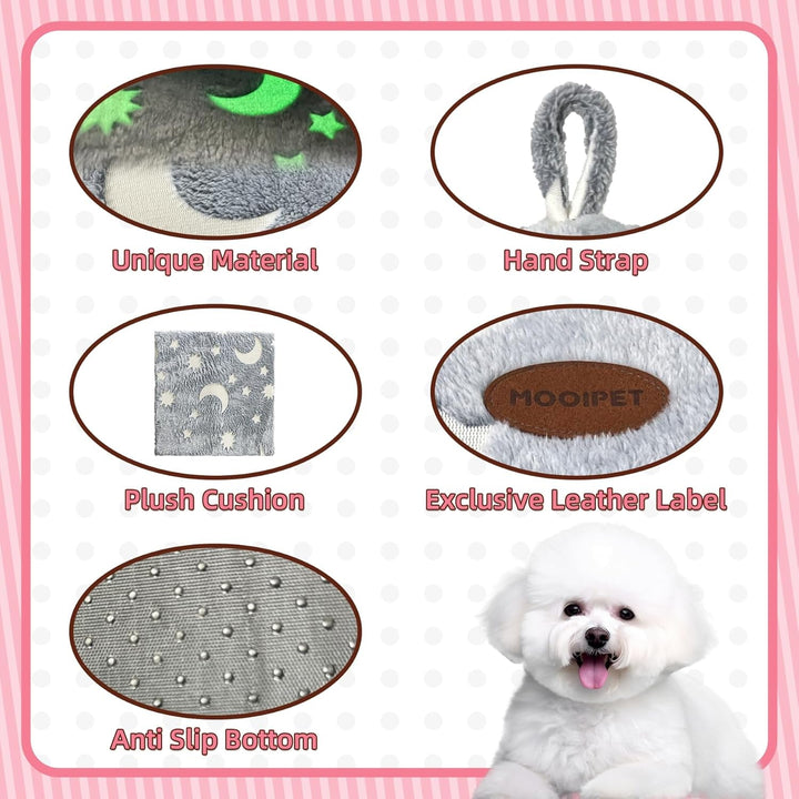 Peșteră pentru pisici, căsuță de pluș cu pernă lavabilă, cort pliabil pentru pisici, peșteră cu mâner, pat moale și cald pentru pisici de interior, 33 x 33 x 35 cm