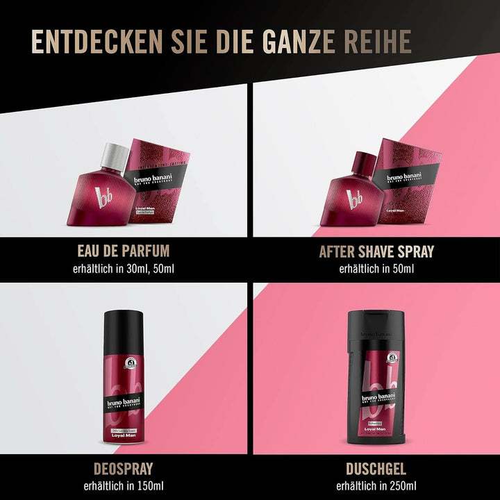 Bruno Banani Loyal Man gel de duș 3 în 1 pentru corp, păr și față, bărbați, 250 ml Duș și baie Naty Shop