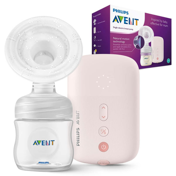 Pompă de sân electronică individuală Philips Avent - cu tehnologie Natural Motion, pernă confortabilă din silicon Accesorii Hrana si Alaptare Bebe Naty Shop Scf395/11