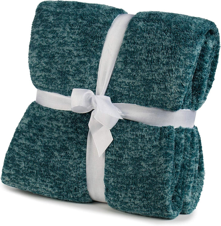 Gözze - Pătură living și confortabilă marmorată, 150 X 200 Cm - Petrol Paturi si Cuverturi Besuche den GÃ¶zze-Store