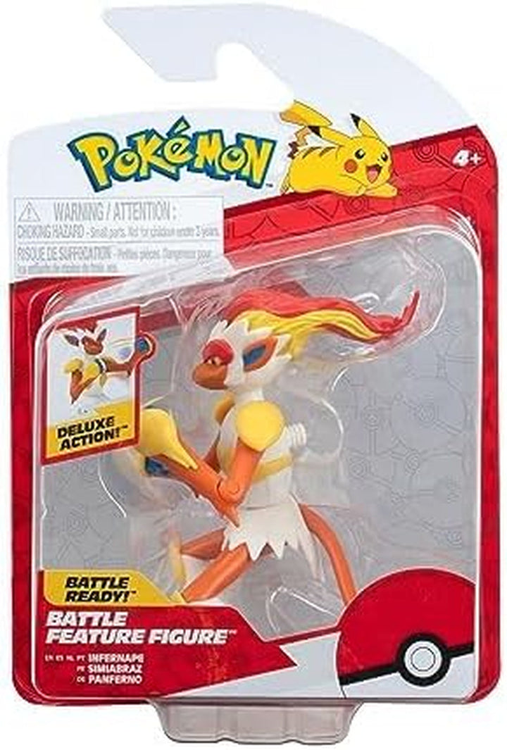 Pokémon Pokemon Figura Infernape Panferno - 11 Cm Figuri - Noul Val 2024 - Official Pokemon Toy Action figures Naty Shop