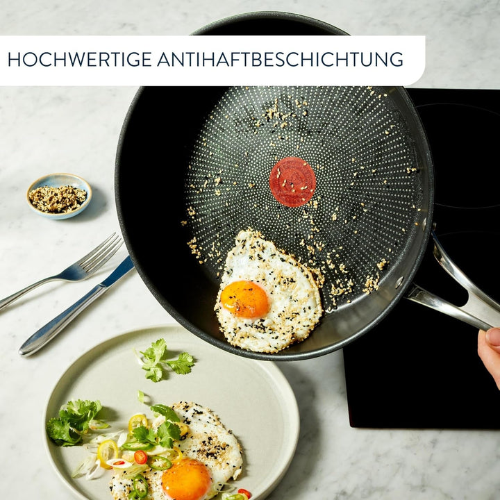 Tefal Jamie Oliver Cook'S Classics, strat antiaderent, potrivită pentru inducție, rezistentă la cuptor, oțel inoxidabil, mâner nituit Oale si Tigai Naty Shop