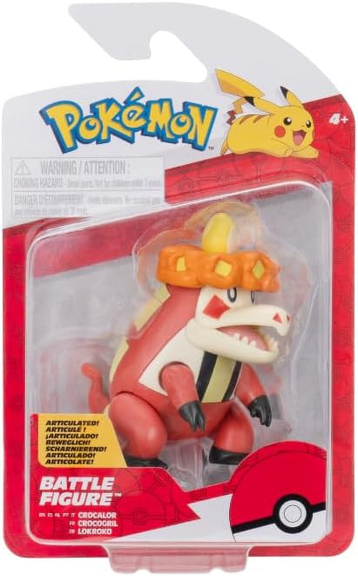 Pokémon Pokemon 5Cm Battle Figure Crocalor (Fuecoco Evolvement) - Jucărie pentru copii 4+ - Produs oficial pentru copii Action figures Naty Shop Titlu implicit