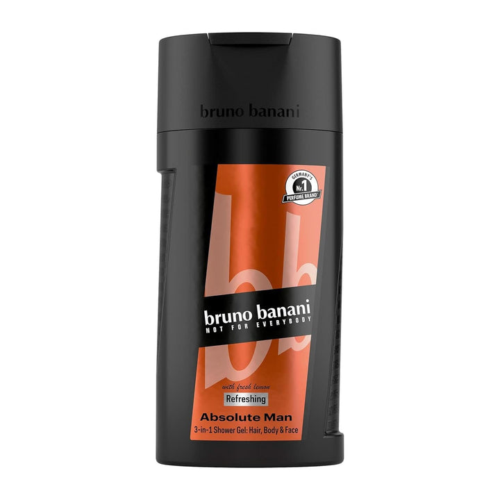 Bruno Banani Loyal Man gel de duș 3 în 1 pentru corp, păr și față, bărbați, 250 ml Duș și baie Naty Shop 250 ml Piper negru