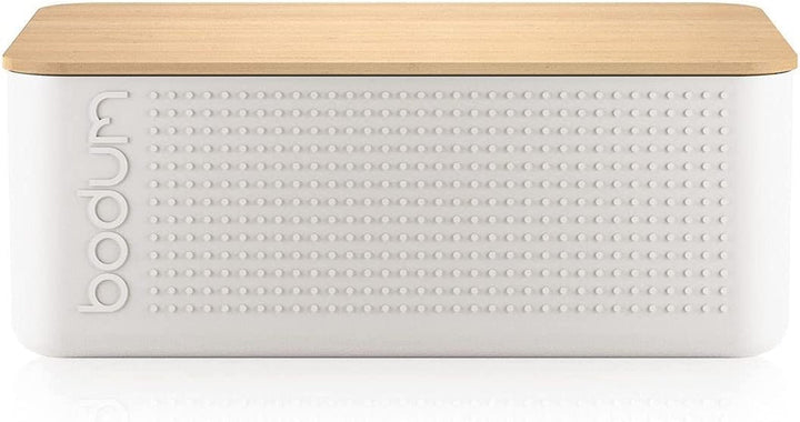 Coș pentru pâine Bodum Bistro, plastic, negru, L Cutii depozitare alimente Naty Shop Alb