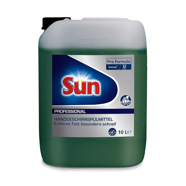 Sun Professional, lichid de spălat vase manual - Îndepărtare foarte eficientă a grăsimilor, cu parfum proaspăt de citrice, 10 litri Detergenti Bucatarie Naty Shop