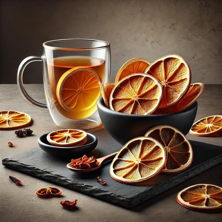 Knabberkraft Felii de portocale uscate 100g - Gustare și aromă naturală | Perfect pentru ceai, deserturi, decorațiuni și multe altele | Bogate în vitamina C și fără aditivi Produse deshidratate Naty Shop