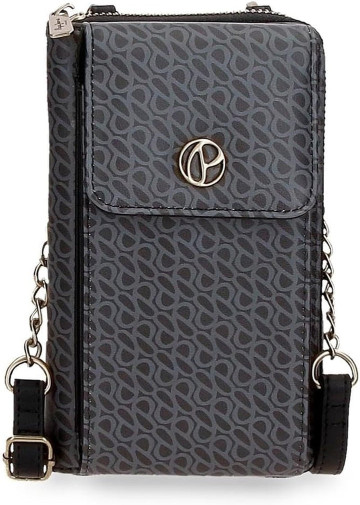 Pepe Jeans Megan Geantă de toaletă negru 17x9x2 cm Faux piele, negru, Talla única, Geantă de toaletă Portofel Femei Naty Shop Negru Servieta