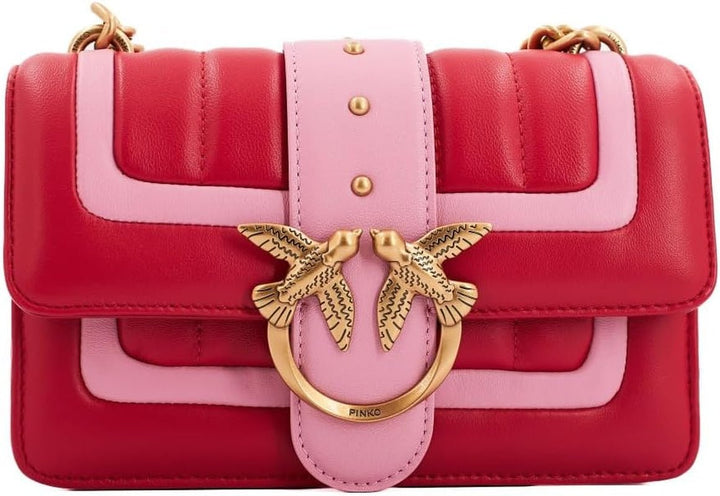 Pinko ladies lieben eine mini cl Single Side Sheep Napp Line Quilt -Tasche