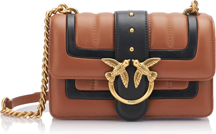 Pinko ladies lieben eine mini cl Single Side Sheep Napp Line Quilt -Tasche