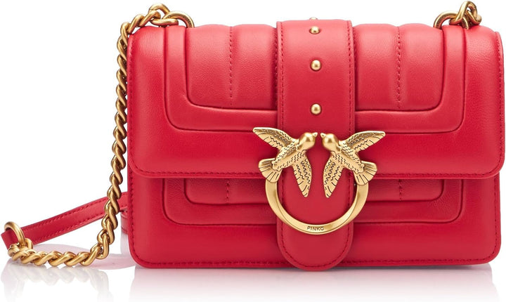 Pinko ladies lieben eine mini cl Single Side Sheep Napp Line Quilt -Tasche