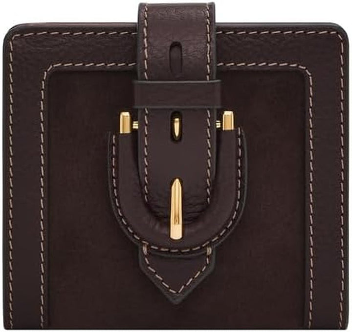 Portofel Fossil Harwell Bi-Fold pentru femei Portofel Femei Naty Shop Maro S