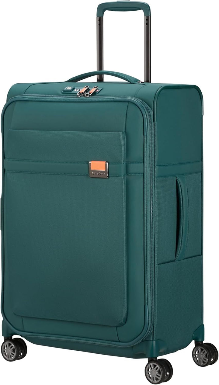 Samsonite Airea - Spinner L Expandable, Valiză, 78 cm, 111.5/120 L, Negru (Negru) Bagaje și echipament de călătorie Naty Shop Albastru/portocaliu (albastru/portocaliu nordic) M (67 Cm - 73,5 L/ 81,5 L)