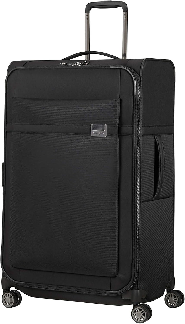 Samsonite Airea - Spinner L Expandable, Valiză, 78 cm, 111.5/120 L, Negru (Negru) Bagaje și echipament de călătorie Naty Shop Negru (negru) L (78 cm - 111,5 L/120 L)